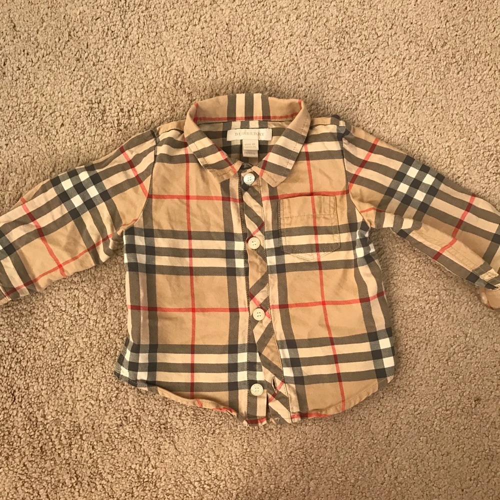 SOLD Two Burberry Button Down Shirt 💙💙 - Picture 2 of 5